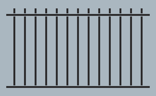 forme grille portail pvc 1