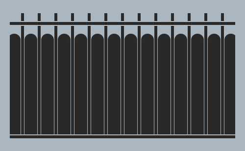 forme grille portail pvc 4