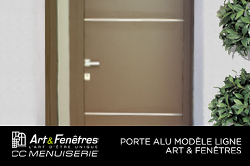 Porte Alu Art & Fenêtres, modèle Ligne