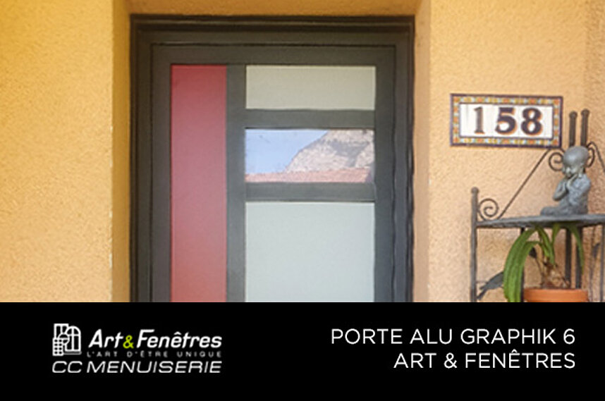 Porte Alu Graphik 6 Art et fenêtres