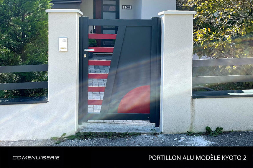 Portillon Alu Modèle Kyoto 2