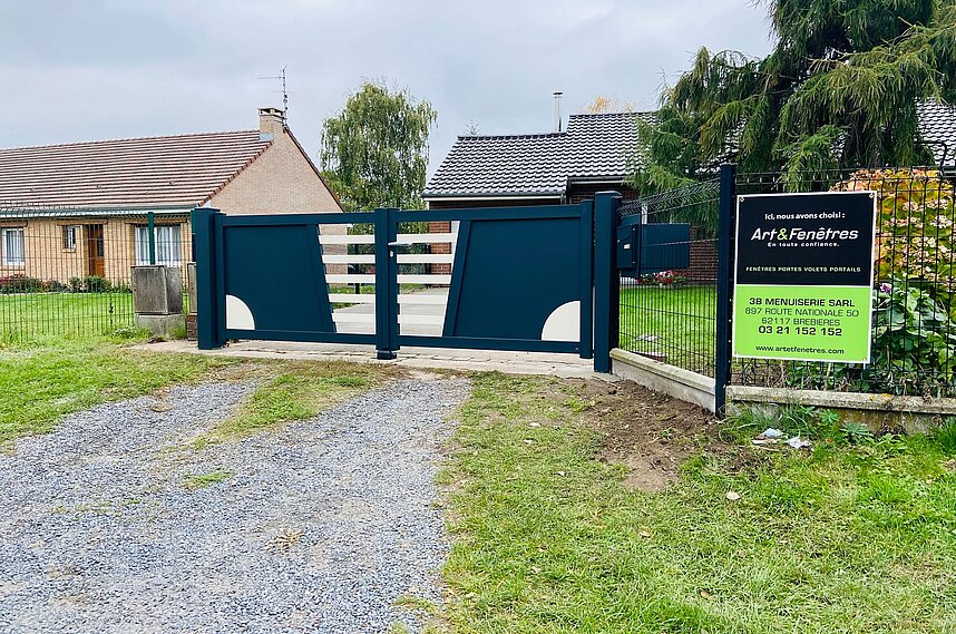 Portail aluminium Kyoto 2