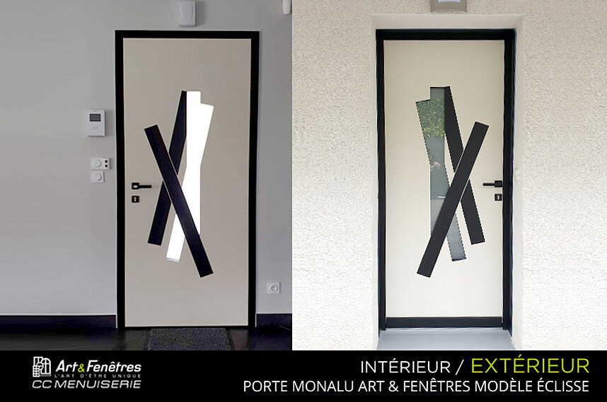 Porte Monalu Art & Fenêtres Modèle Éclisse