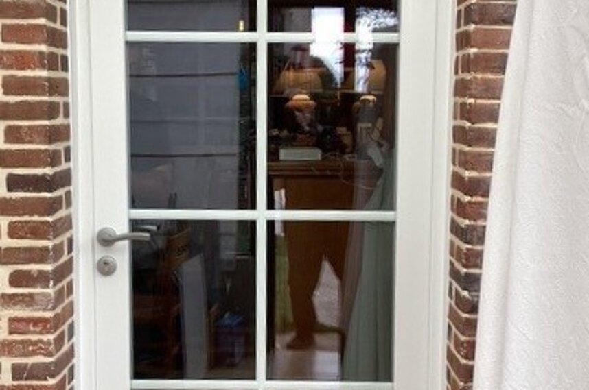 Pose d'une porte créative Classique, vitrée Grand Jour