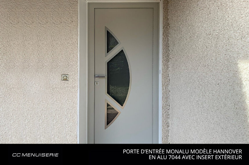 Porte d’Entrée Monalu Modèle Hannover ALU 7044