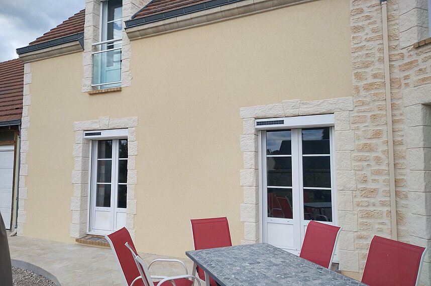 Installation de volets roulants Bubendorff