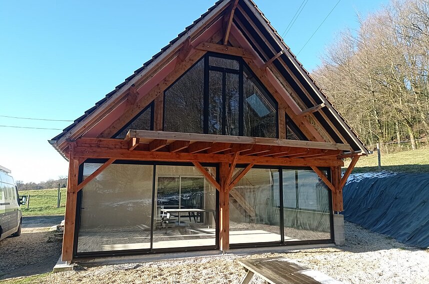 Rénovation menuiseries gîte Andaine