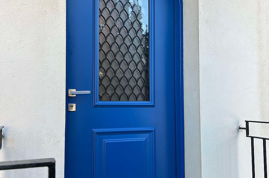 Installation d'une porte d'entrée Divine