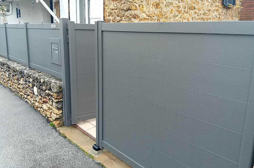 Portail et clôture en aluminium