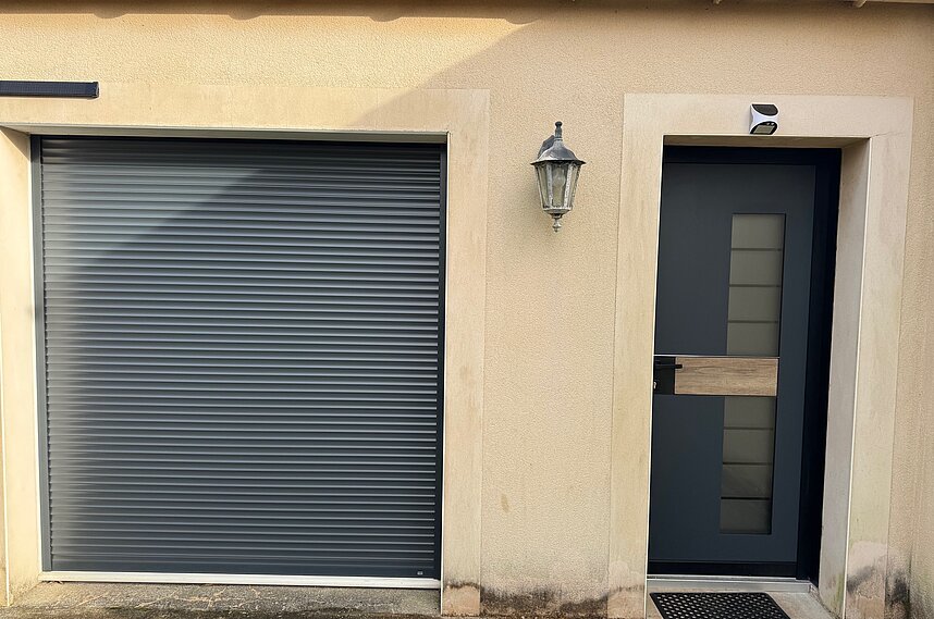 Pose d'un volet roulant solaire à INDRE