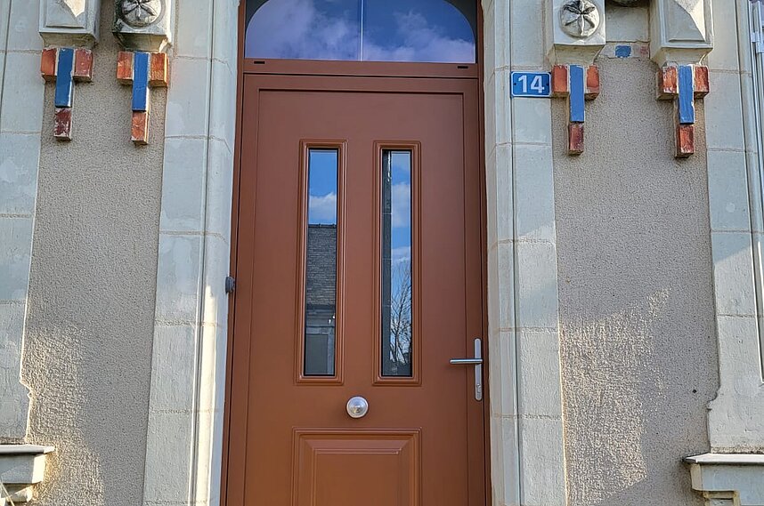 PORTE D'ENTREE ALU MARON LES HAUT D'ANJOU