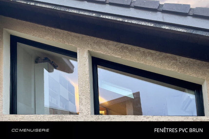 Fenêtres PVC Brun