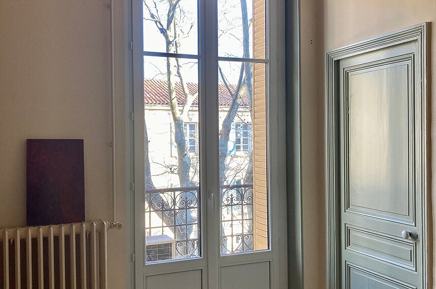 Rénovation d'une porte fenêtre en bois à Montpellier