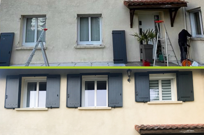 Volet battant aluminim Baigneaux