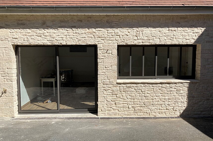 Rénovation d'une fenêtre et d'un coulissant en aluminium à Montpellier