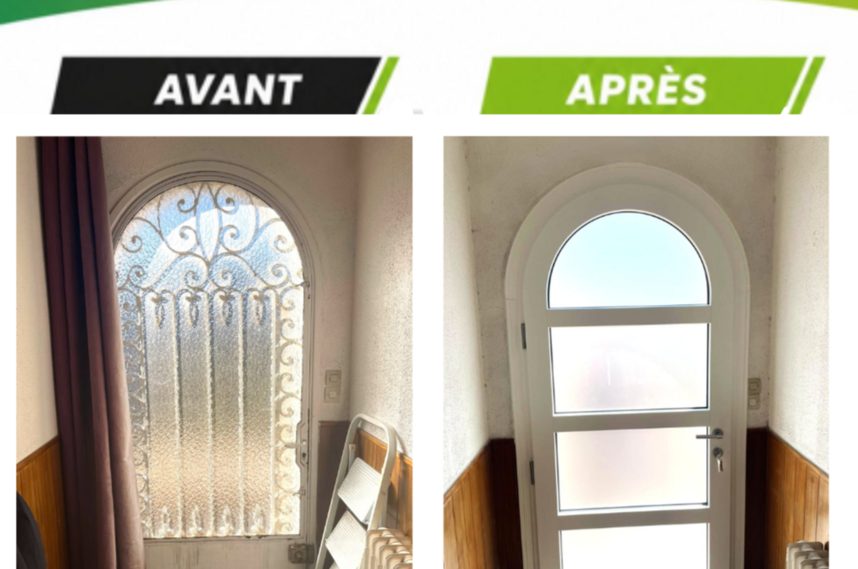 Porte d'entrée mixte