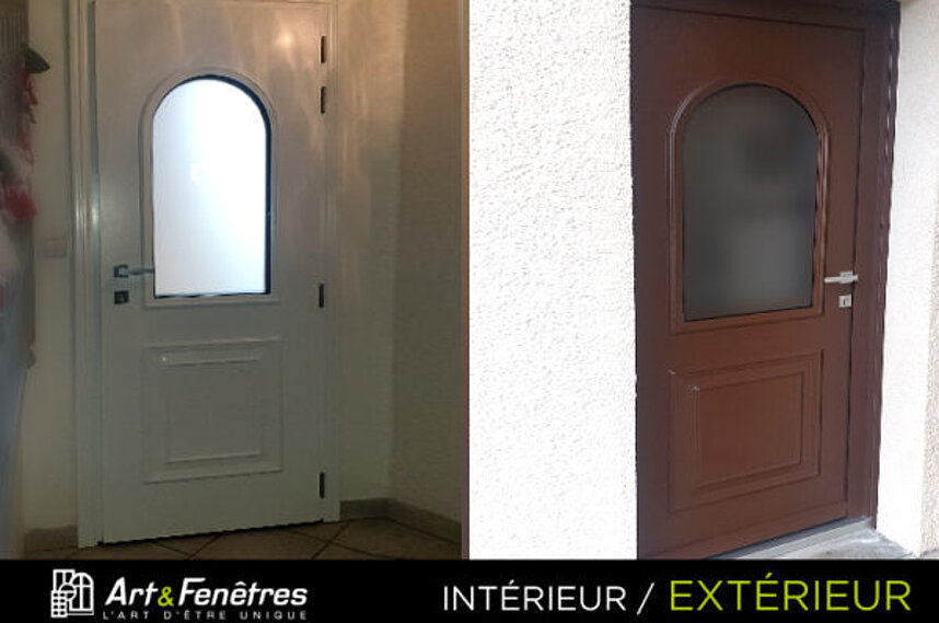 Porte alu modèle Toscane Art & Fenêtres