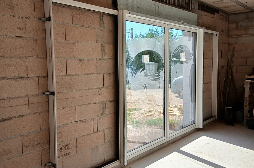 Coulissant galandage aluminium