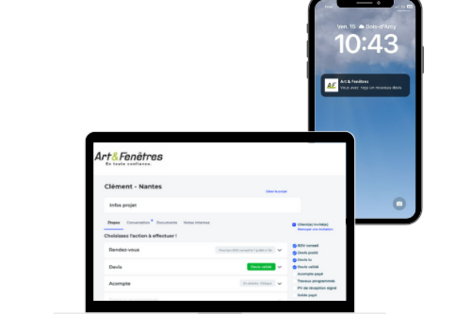 Espace client Art & Fenêtres