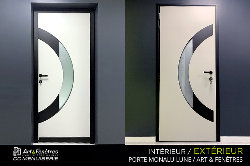 Porte Monalu Art & Fenêtres Modèle Lune