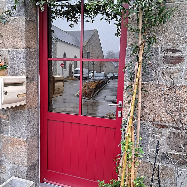 Rénovation porte d'entrée à Plérin