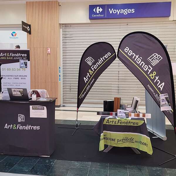 ART ET FENETRES JMG BAIE JUVISY dans la galerie de Carrefour Athis Mons