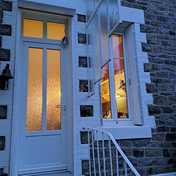 Des menuiserie en PVC pour cette maison de caractère