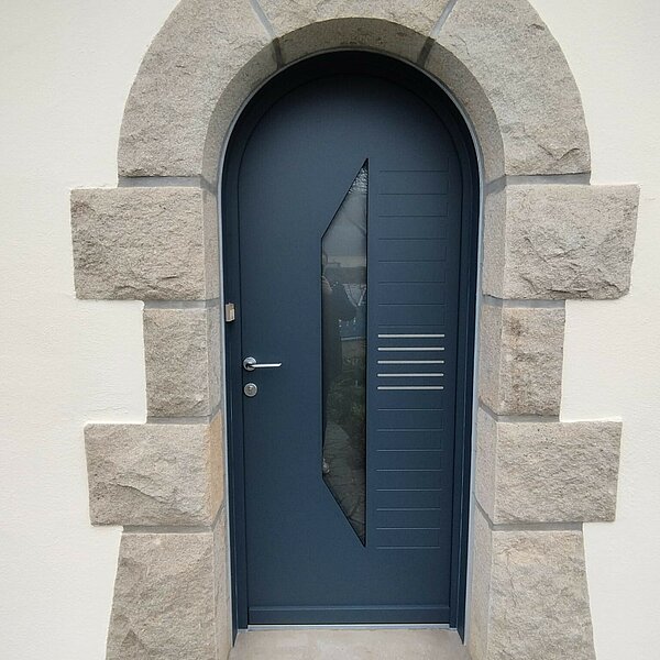 Porte d'entrée aluminium