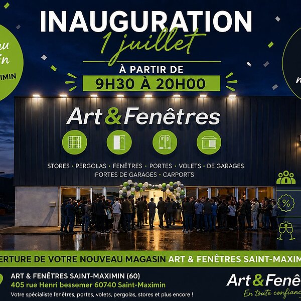 Inauguration de notre nouveau magasin à Saint Maximin
