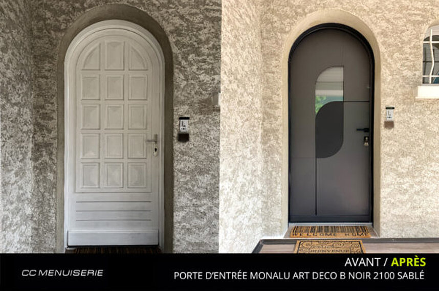 Porte d'Entrée Monalu Art Déco B