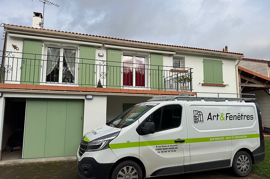 VOLETS BATTANTS ALU TYPE LUCIA A INDRE