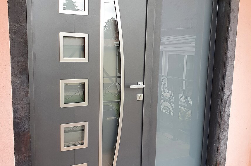 Porte d'entrée Aluminium