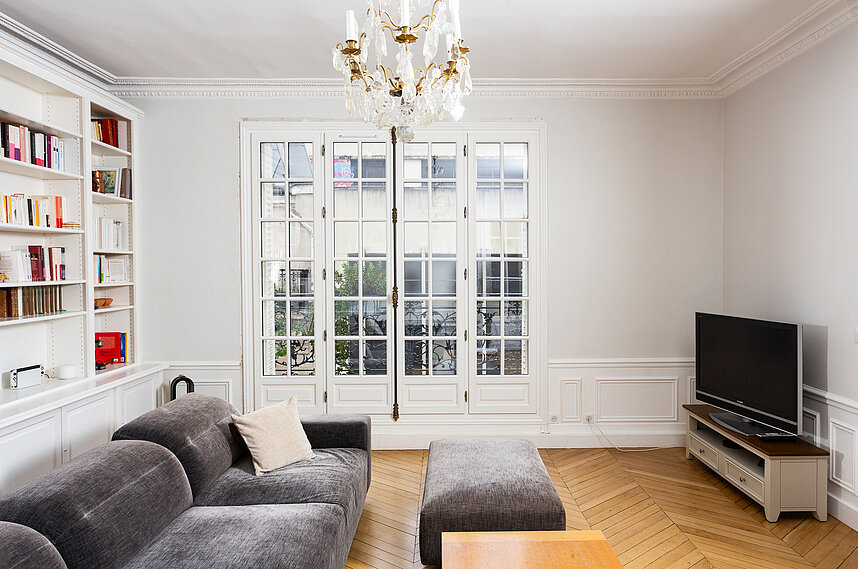 Porte fenêtre en bois