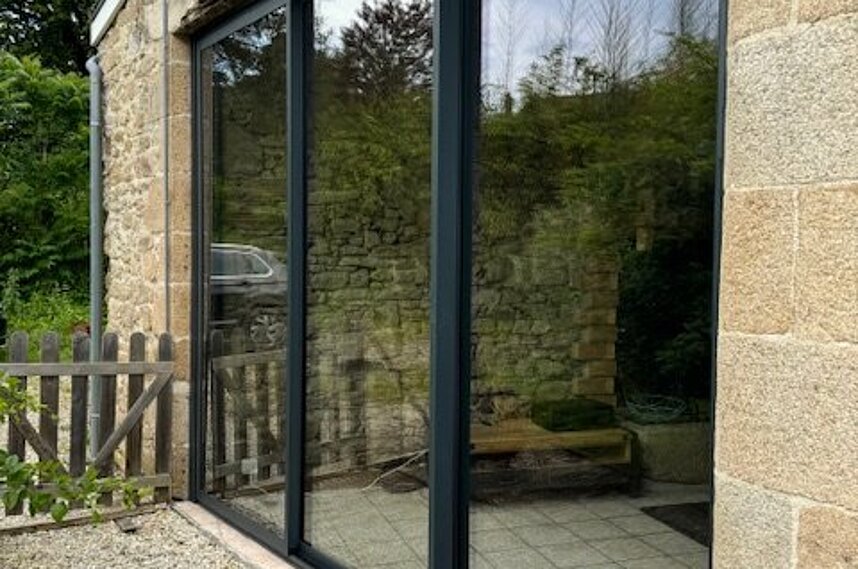 COULISSANT ET ENSEMBLE COMPOSE ALU COUERON