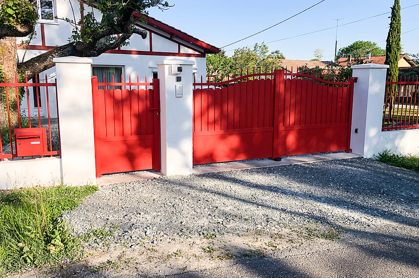 Portail aluminium Sadirac