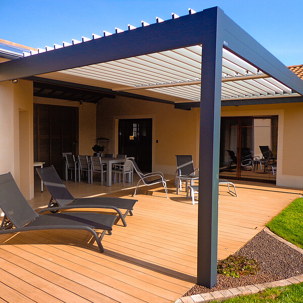 Pergola sur mesure en gironde 