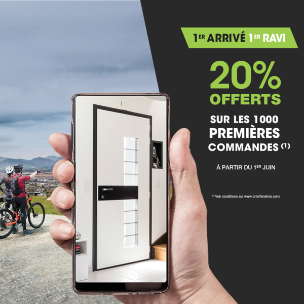 -20% sur les 1000 premières commandes