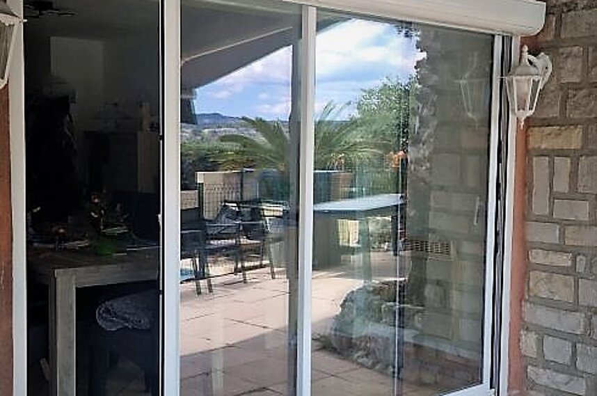 Pose d'un coulissant