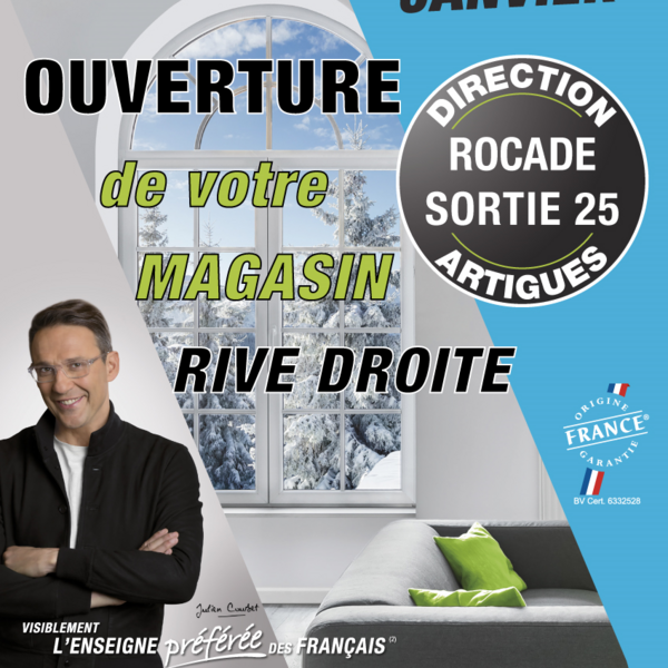 Ouverture de votre magasin sur la Rive Droite