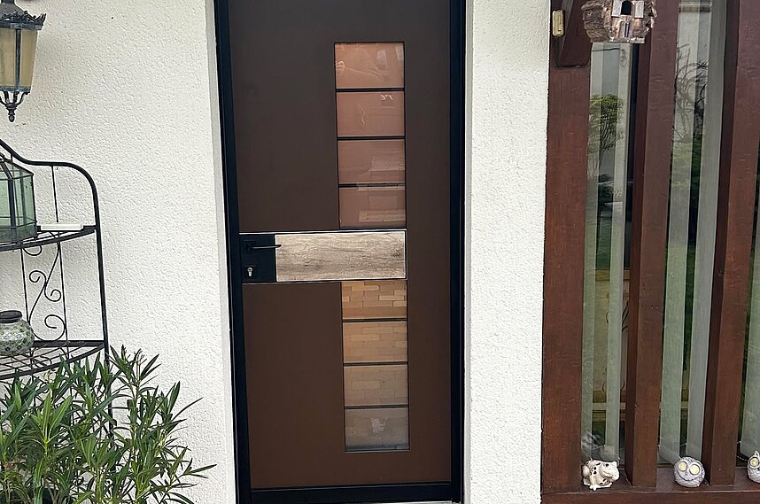 Installation d'une porte d'entrée Samouraï