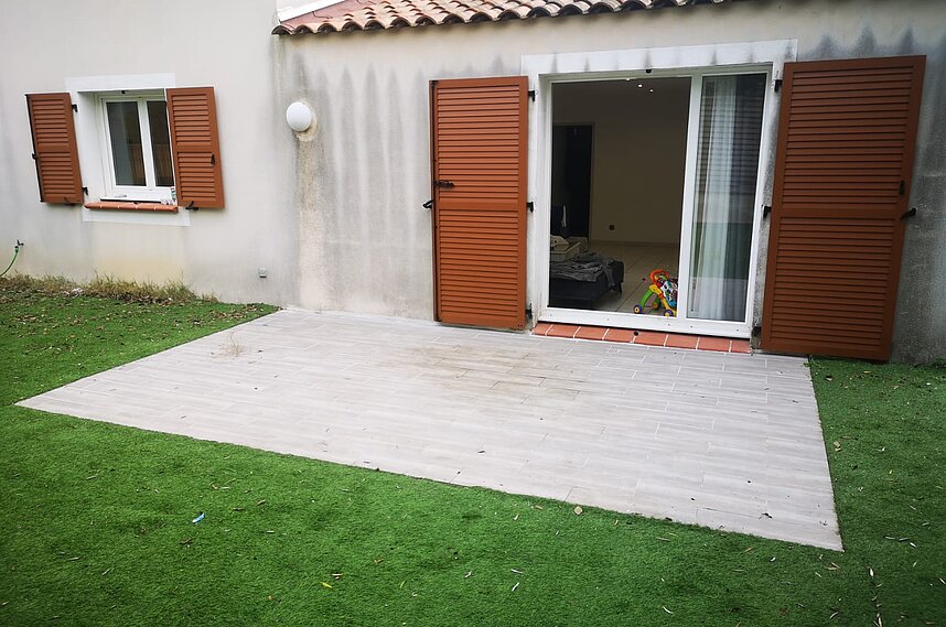 Pose volets battants