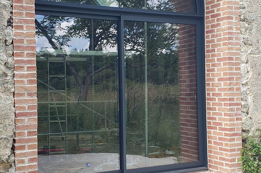 Châssis composé plein cintre