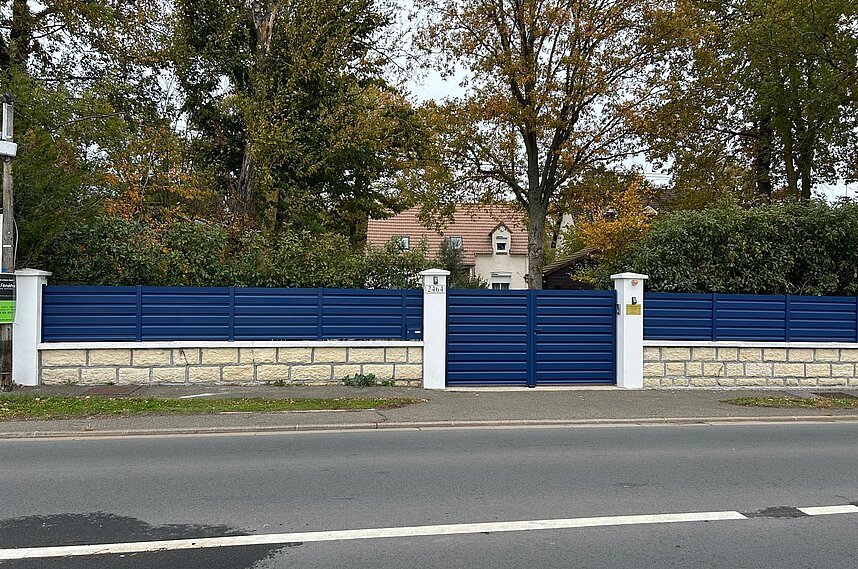 Pose de portail et clôture en Aluminium