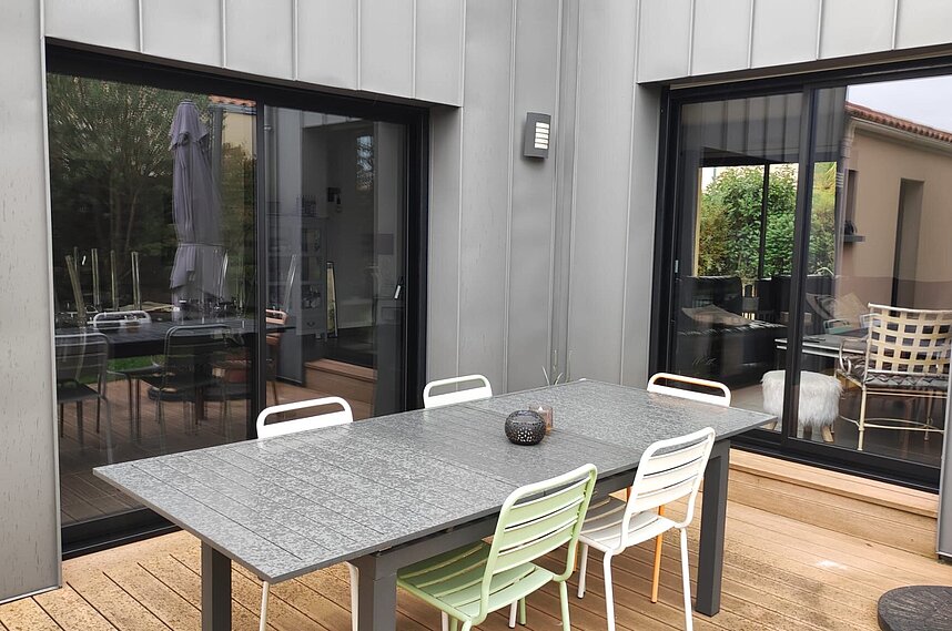 Pose de coulissants 2 vantaux gamme : Emotion 3