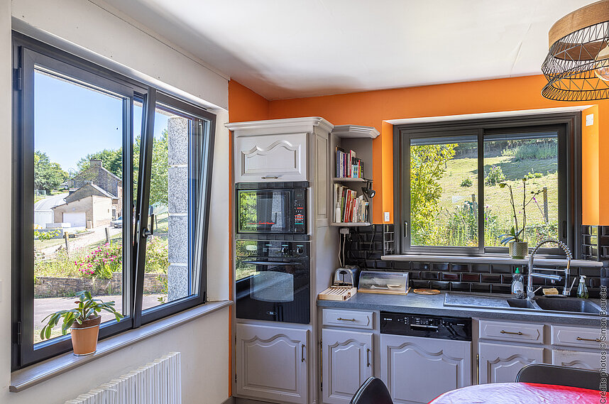 Rénovation de deux fenêtres en aluminium à Juvignac