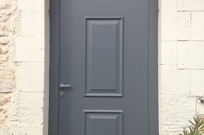 PORTE D'ENTREE ALUMINIUM NONTRON