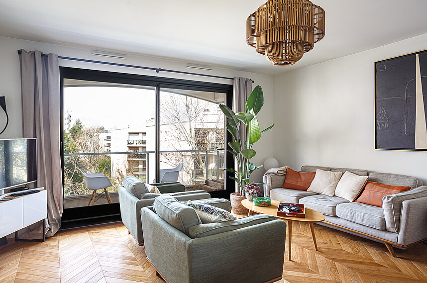 Fenêtre coulissante aluminium noire