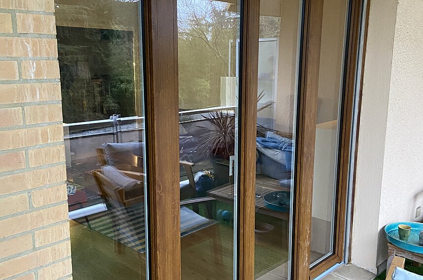 Rénovation Fenêtres Fibre de verre - Art Design Chêne doré et Blanc