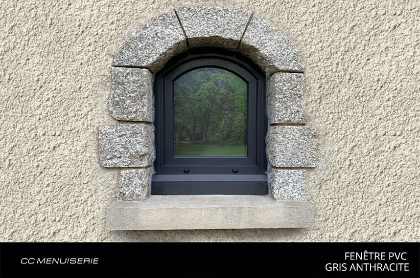 Fenêtre PVC Gris Anthracite