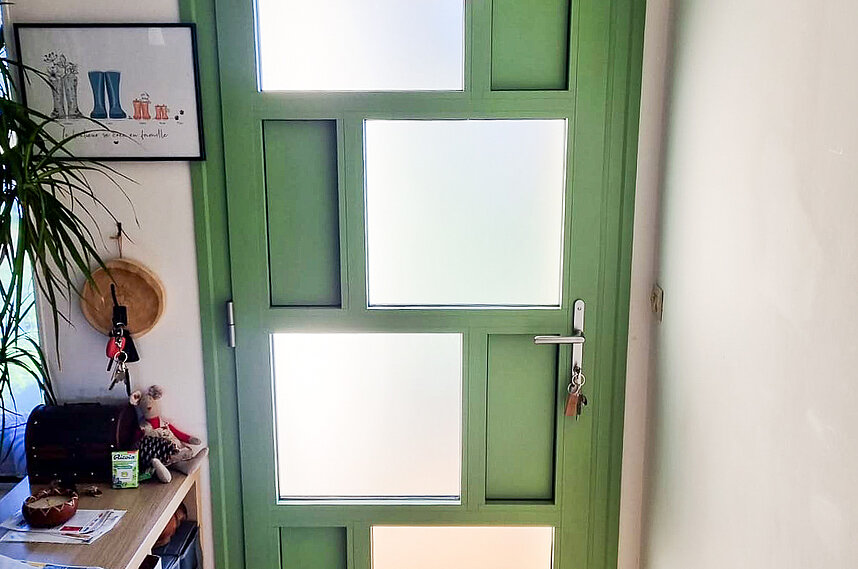 Porte en Aluminium Tresses